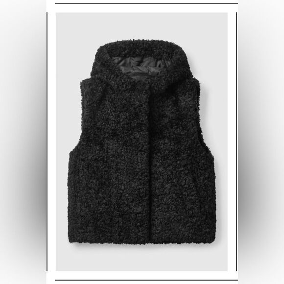 COS Hooded Shearling Gilet size 4 - Picture 5 of 16